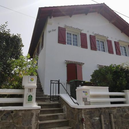 Chambres D'Hotes "Hor Dago" Pres De La Gare D'Hendaye Avec Le Petit-Dejeuner Eksteriør bilde