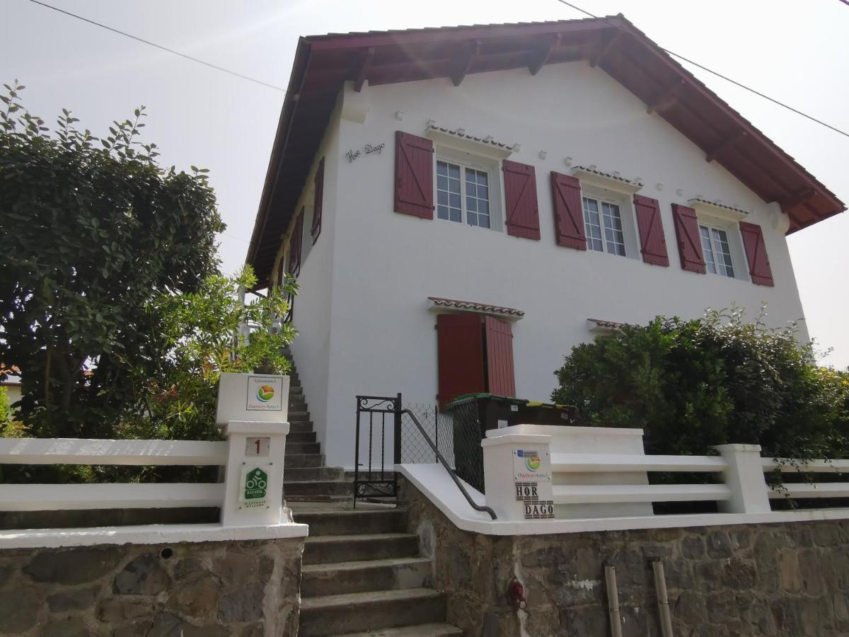 Chambres D'Hotes "Hor Dago" Pres De La Gare D'Hendaye Avec Le Petit-Dejeuner Eksteriør bilde